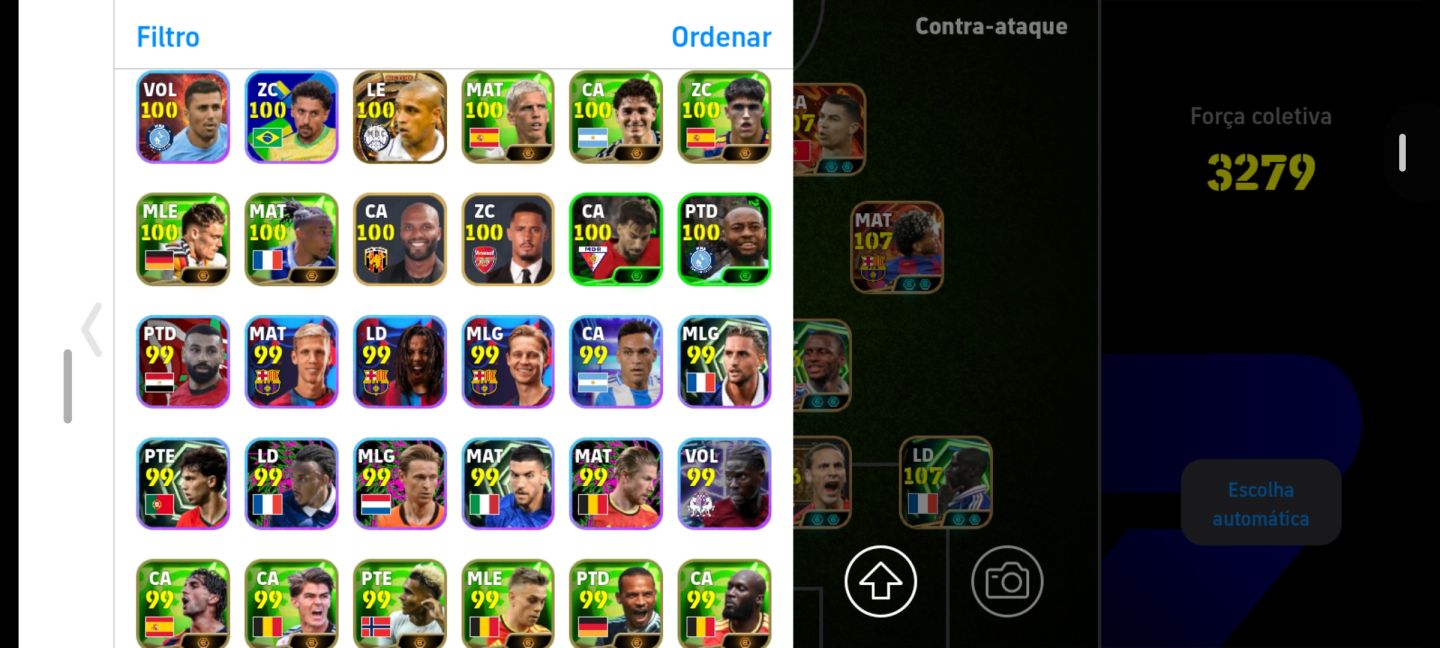 Conta Full com Defesa Perfeita - Lamine Yamal, Ronaldinho, CR7.