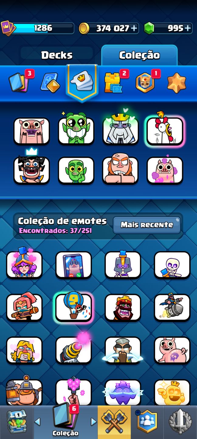 Conta de clash royale arena 21