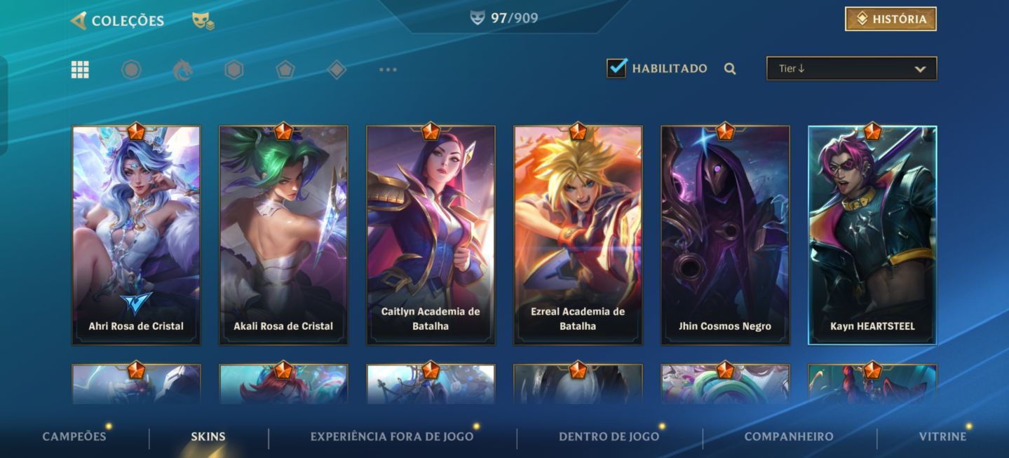Conta a valor de desapego