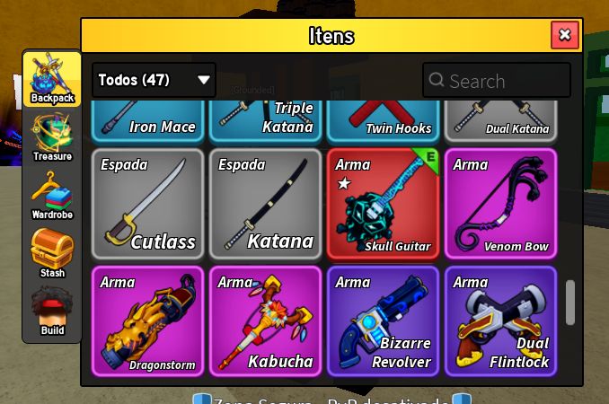 CONTA ROBLOX COM SKINS DE CRIA E NORMAL - FOCADA EM BLOX FUITS SEMI FULL TUDO