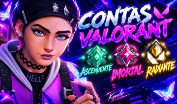 (Melhor Preço do Site) Contas BR Valorant Ascendente, Imortal, Rad - Full Acesso