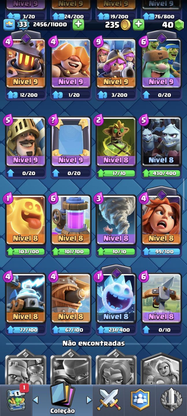 Conta Clash Royale conta rara