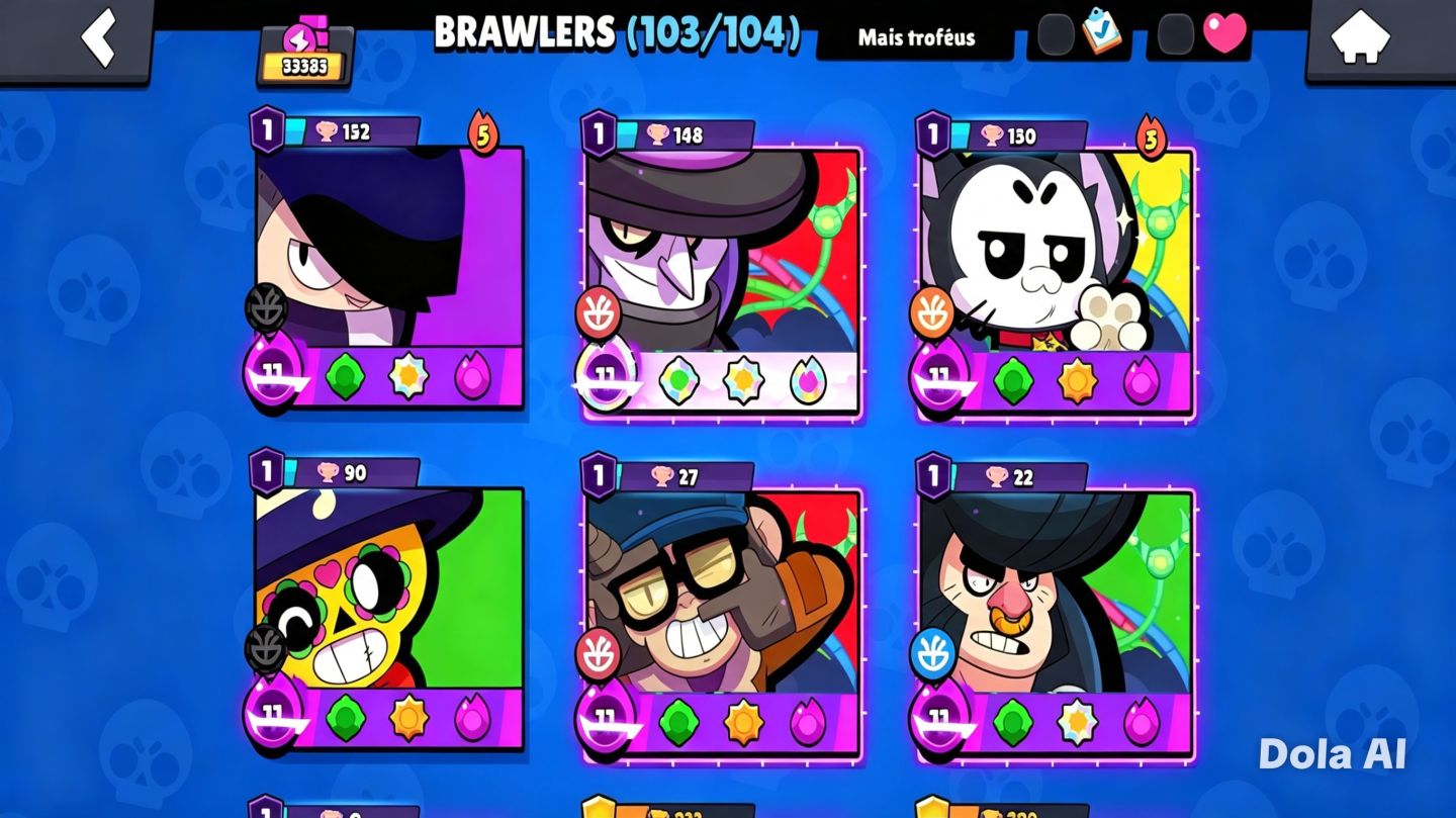 Conta Brawl Stars | Skin B800 Bull + Passe Lola Raros! 33k Troféus