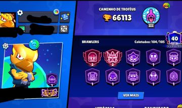 CONTA DE BRAWL STARS RARÍSSIMA!! (OLHE A DESCRIÇÃO)