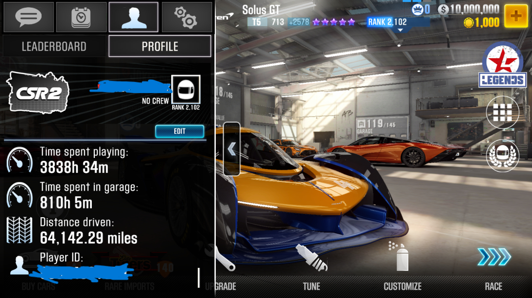 SERVIÇO CSR RACING 2 PARA ANDROID | CASH + GOLD + KEYS + TOKENS | TOP VENDAS