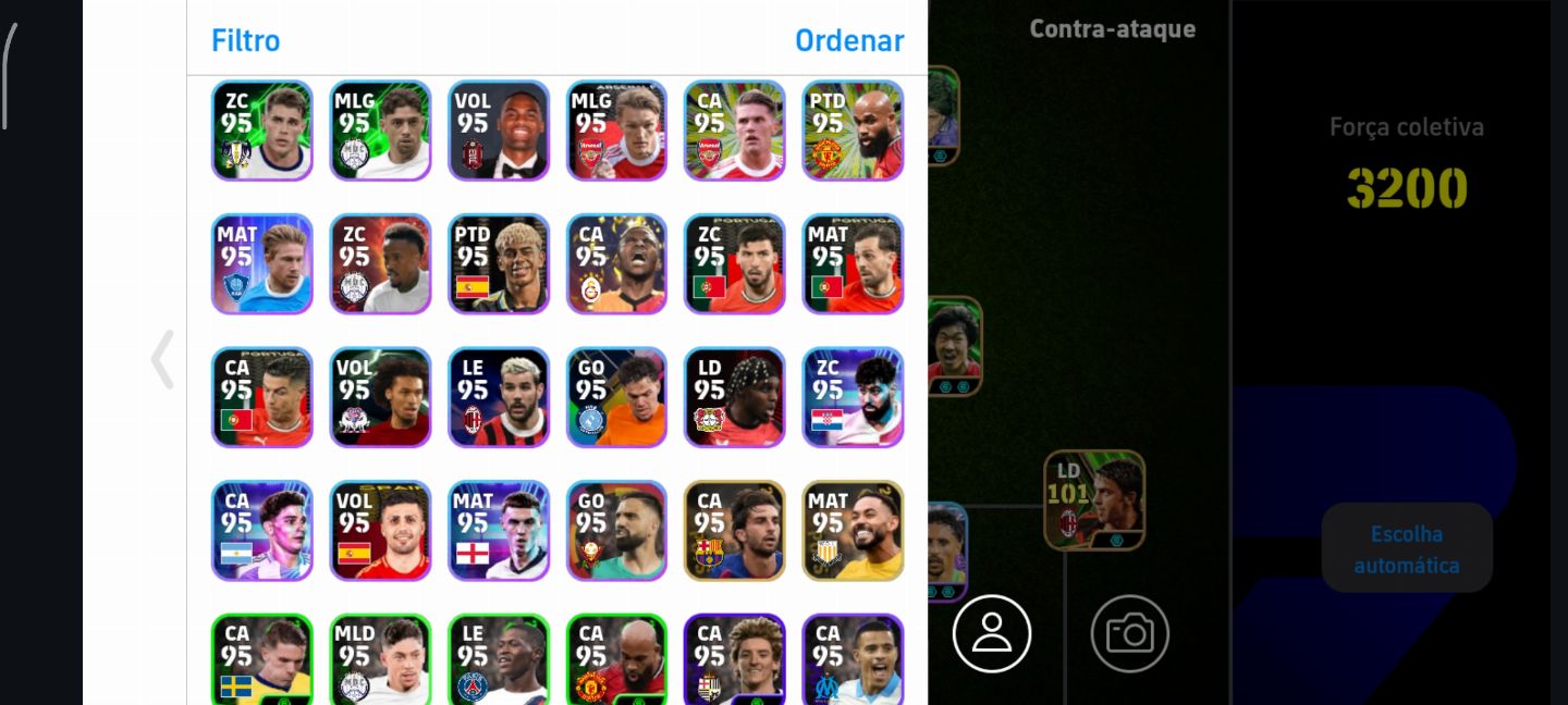 Conta com Ibra 110 e time completinho