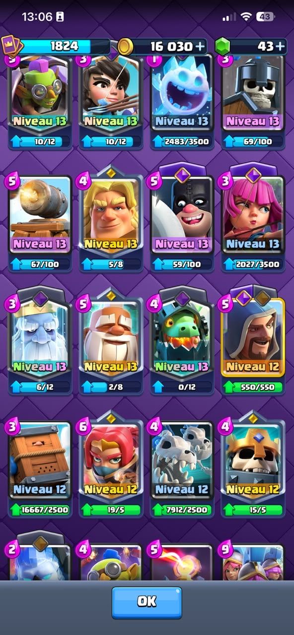 Conta de clash Royale, muito boa no precinho
