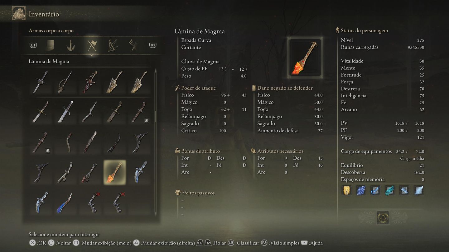 Elden Ring - Runas / Itens /Equipamentos + BRINDE - Ps4/Ps5