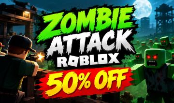 (50 % OFF) ZOMBIE ATTACK / ATAQUE DE ZUMBI - ROBLOX