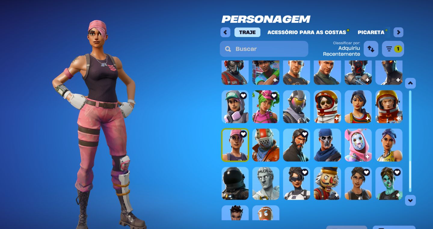 CONTA FORTNITE OG TRAVIS SCOTT, PASSINHO MARAT, + 100 SKINS, SALVE O MUNDO OG