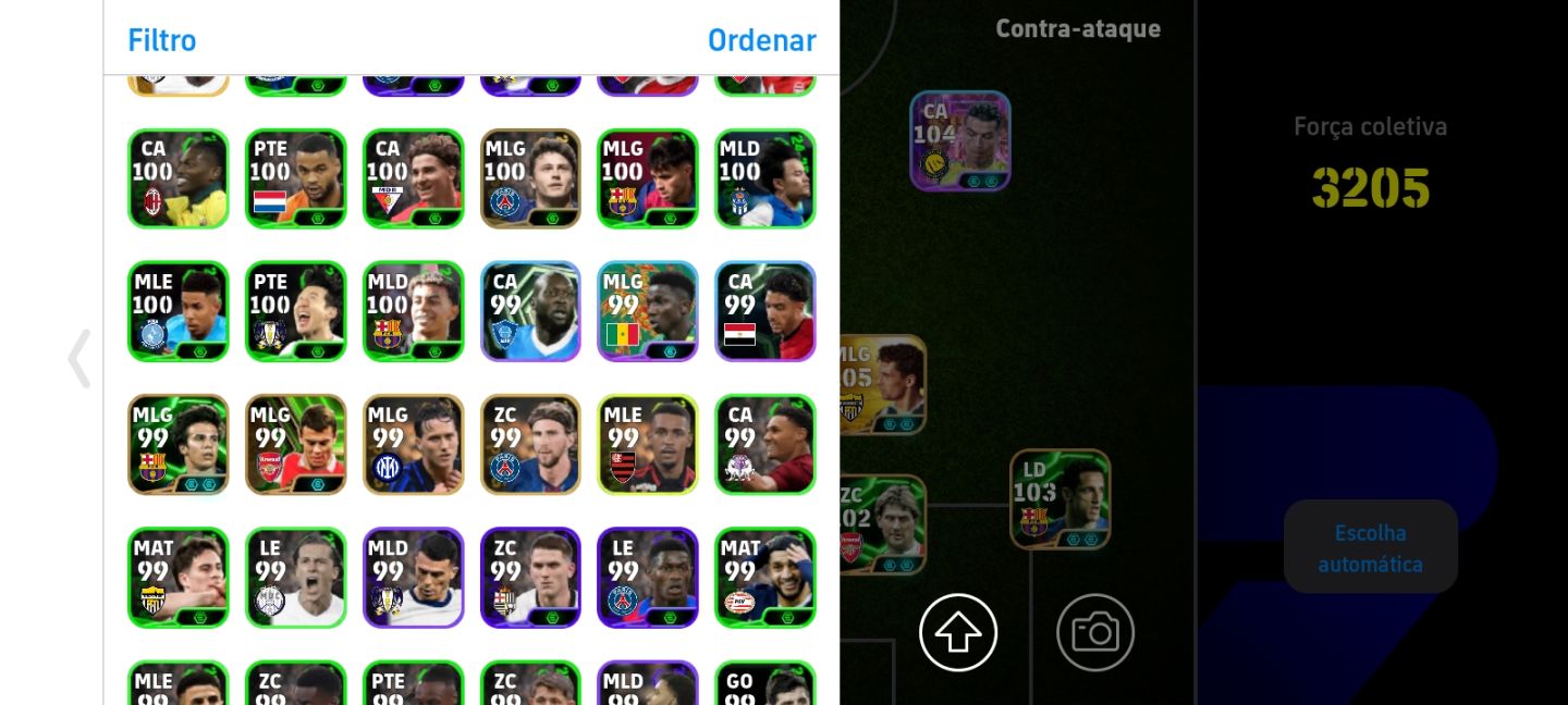 Conta eFootball Cr7 Prime+Baggio Craque+Companhia!!!