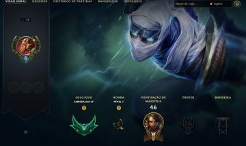 CONTA LOL | ESMERALDA 4 | HANDLVL | DEUS REI DARIUS, ZED TROVAO, YASUO, KASSADIN