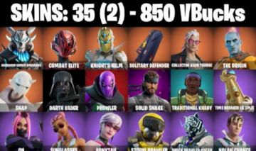 Contas de Fortnite muitas skins (para revendedores) menor preço do site!!!