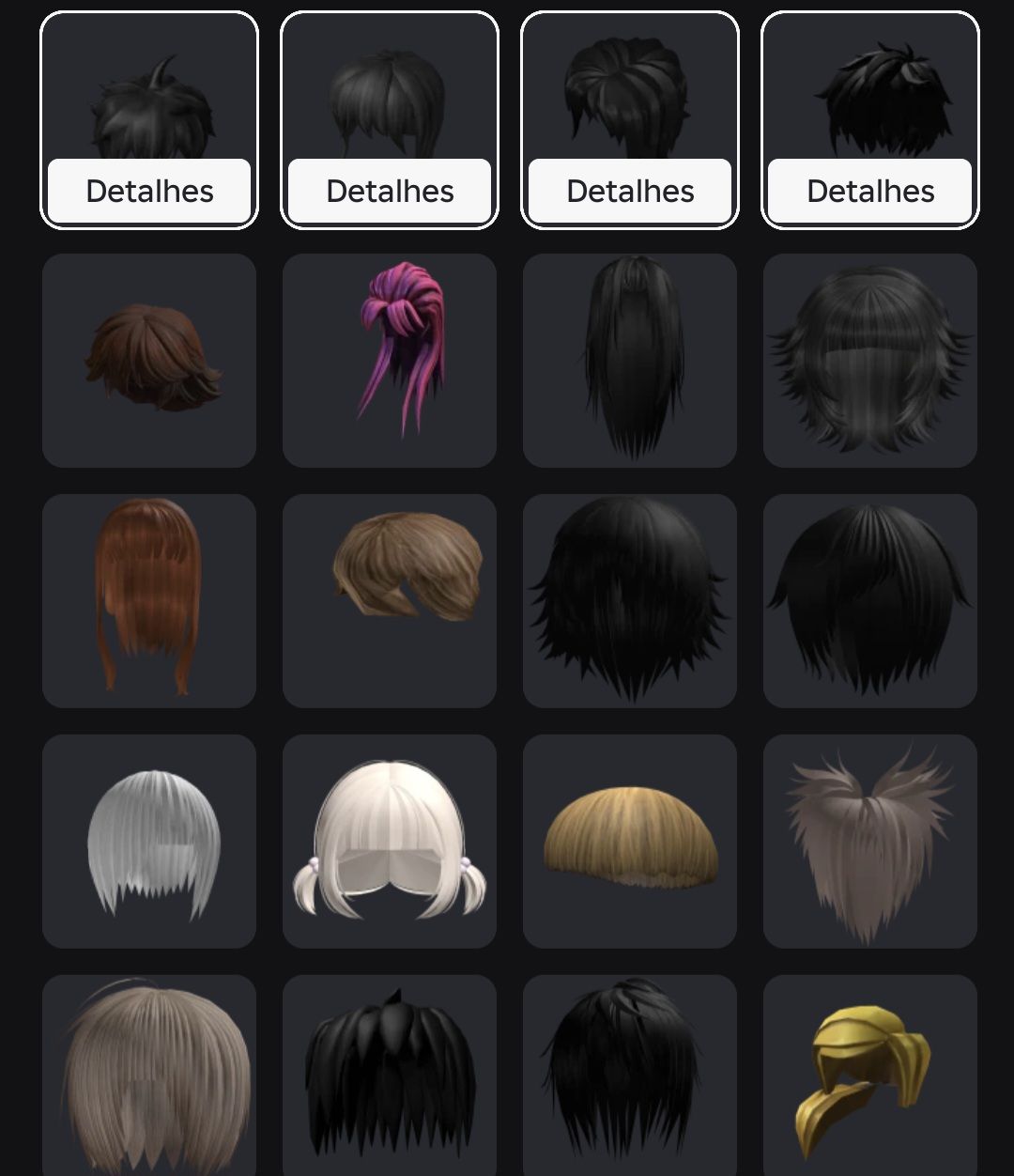 [CONTA] CONTA DE ROBLOX FOCADA EM ROUPAS E ACESSÓRIOS