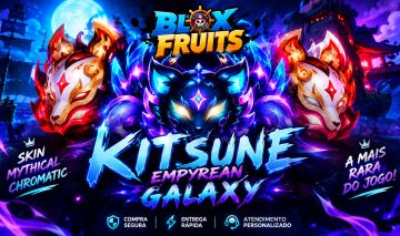 ( KITSUNE GALAXY & YELLOW LIGHTNING ) Blox Fruits | Frutas Físicas & Skins