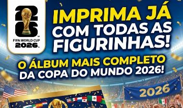 (PROMOÇÃO)ÁLBUM COMPLETO FIGURINHAS DA COPA DO MUNDO / ENTREGA AUTOMÁTICA