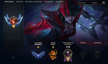 CONTA DIAMANTE 4 COM SKIN NOVA DA VAYNE +15 SKINS / CHOGATH DE BRINQUEDO HANDLVL