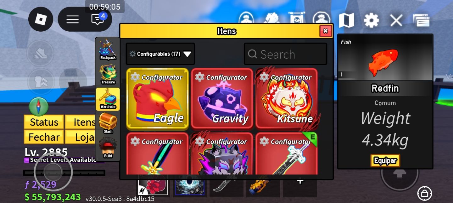 Conta Completa | Todas as Game Pass + 3 Mutações + Quase Todas as PERM + Skins