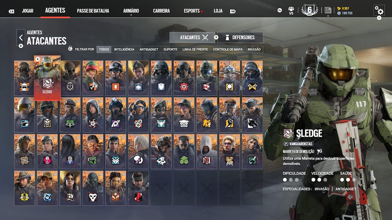 R6 Siege XBOX/PC | Conta Nv. 440 | 195.755 CR6 |Elites|
