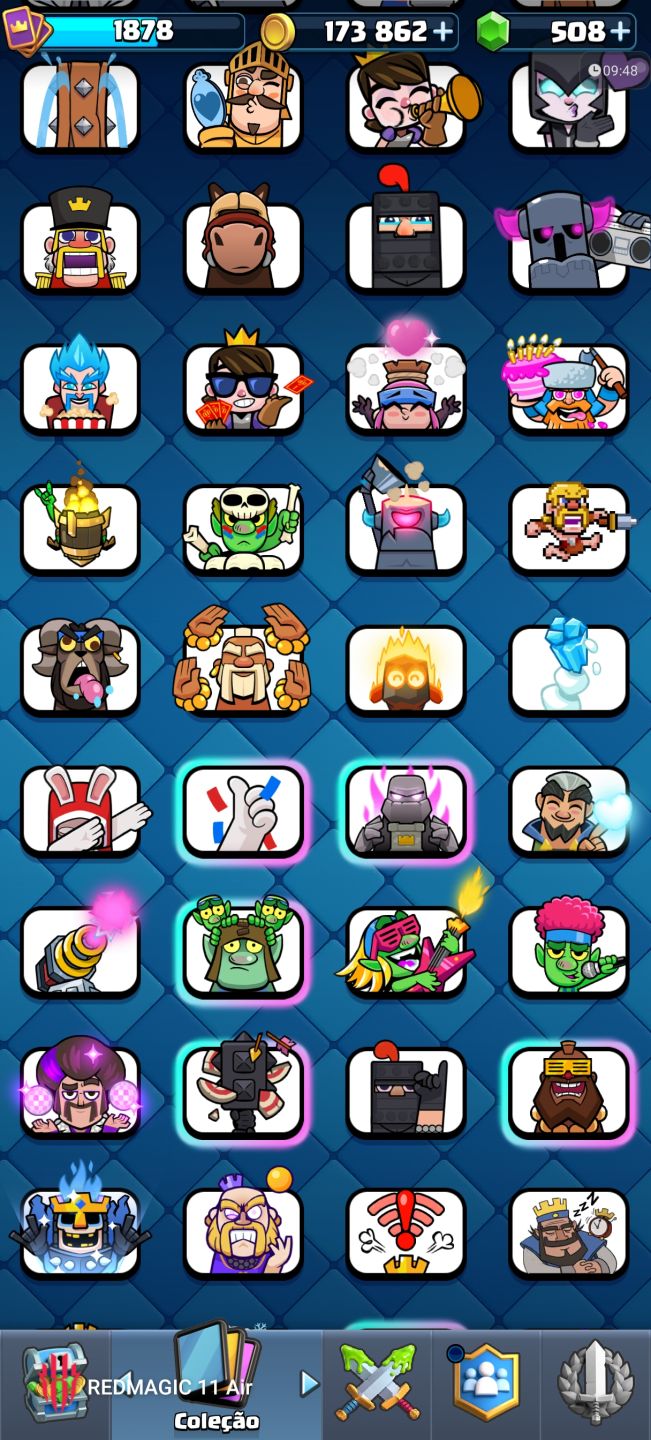 Conta Clash Royale LVL 16 14k troféus
