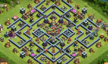 Conta clash of clans cv14/ upando cvfull 13
