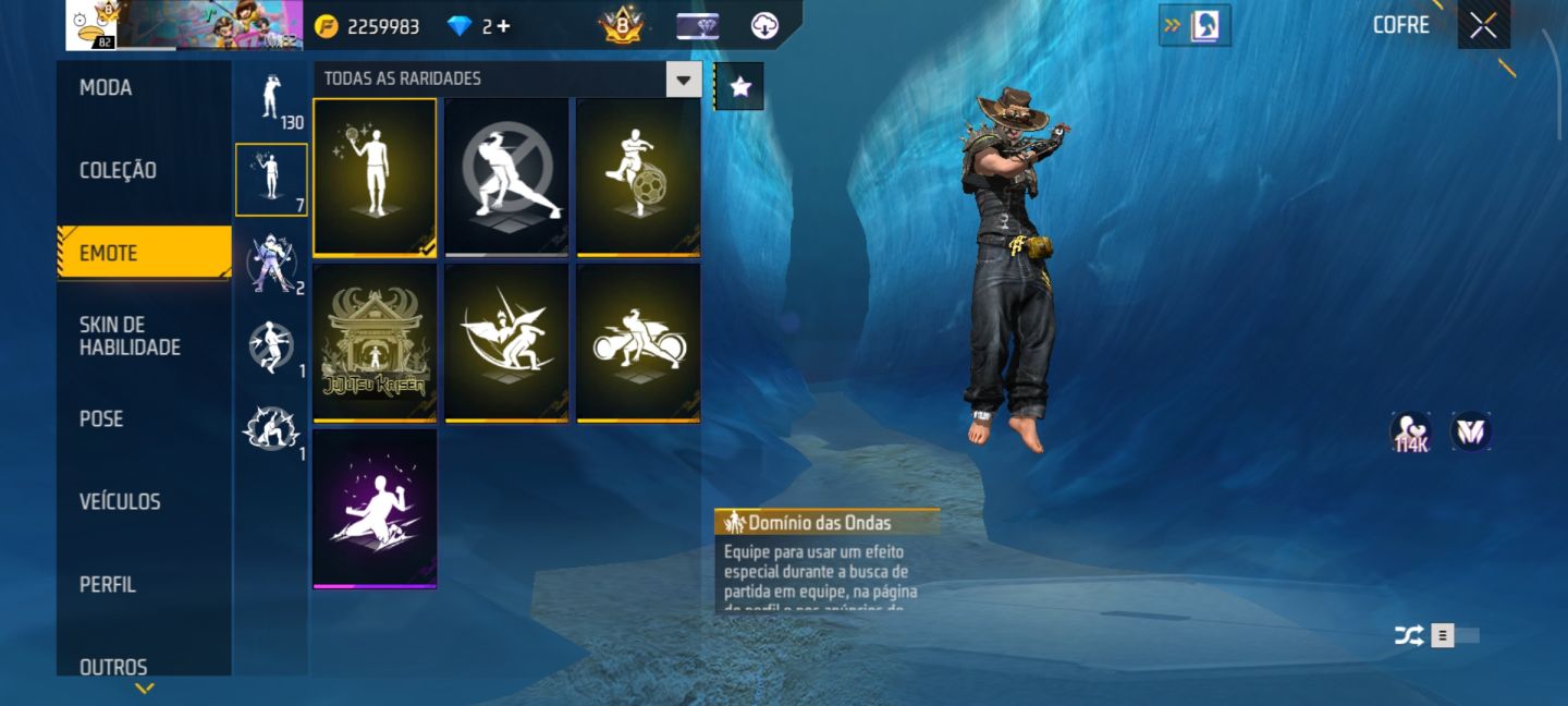 CONTA FREE FIRE EXCLUSIVA SEMI FULL E MUITO RARA!