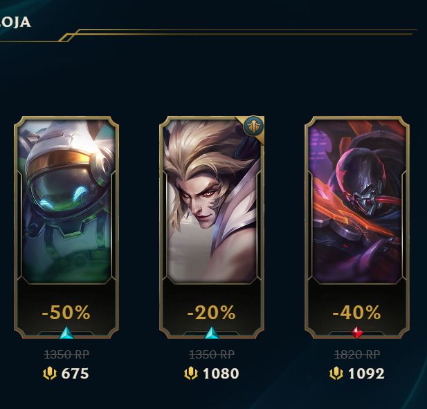 CONTA D1 MAIN SUP, COM SKIN PYKE EMPIREO, LEONA CRYSTALIS MOTUS E ANNIEVERSARIO