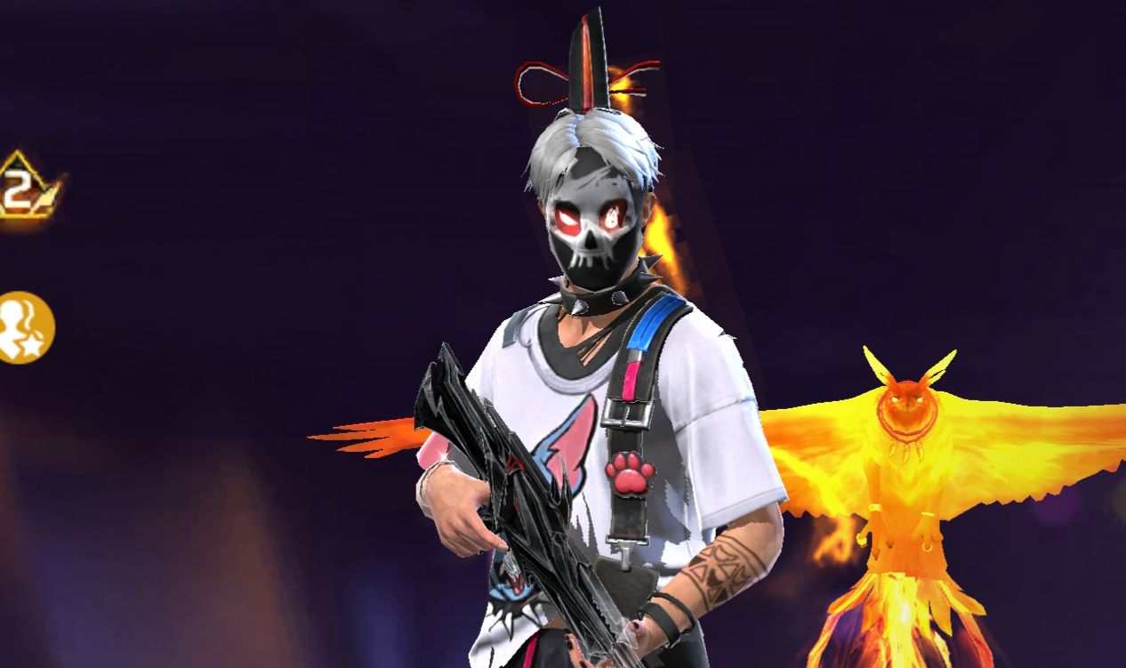 Conta de free fire com muitas skins boas barba do velho Angelical e muito mais