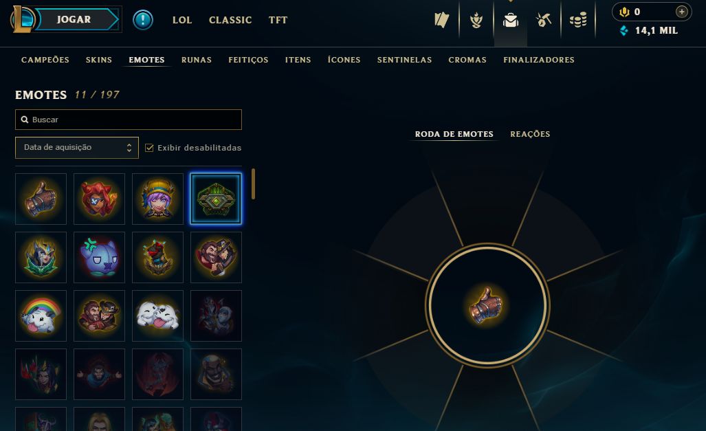 [Entrega Automática] Conta Lol Platina, 44 Skins, 14K Ea, Upada na Mão, Lvl 40