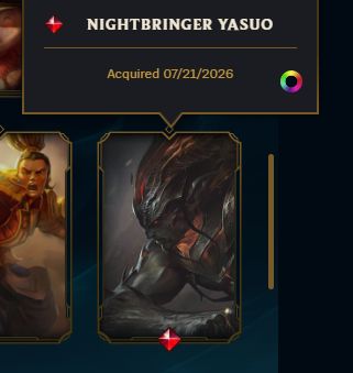 Conta lol mestre 75% wr possui yasuo emissário da escuridão (Nightbringer Yasuo)