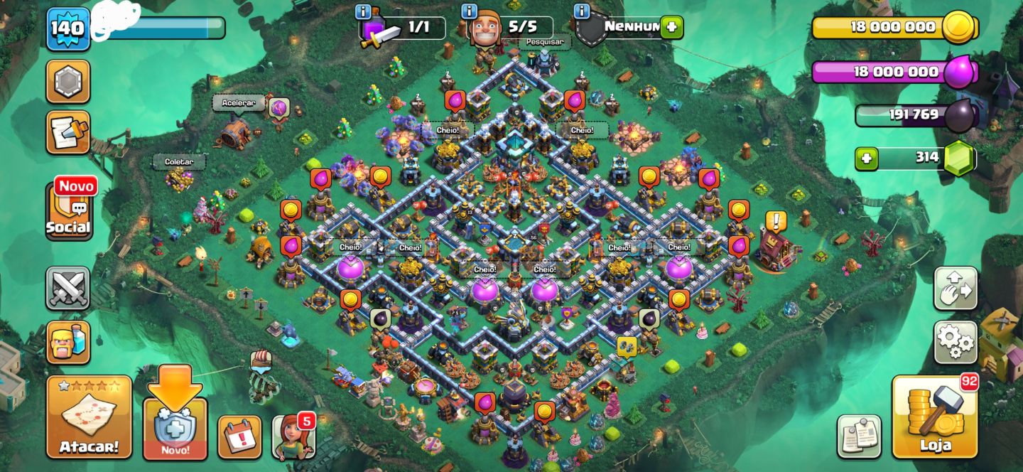 CONTA DE CLAHS OF CLANS CV 13 SEMI FULL