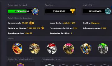 Conta 8 ball pool!! 1b fichas e id raro