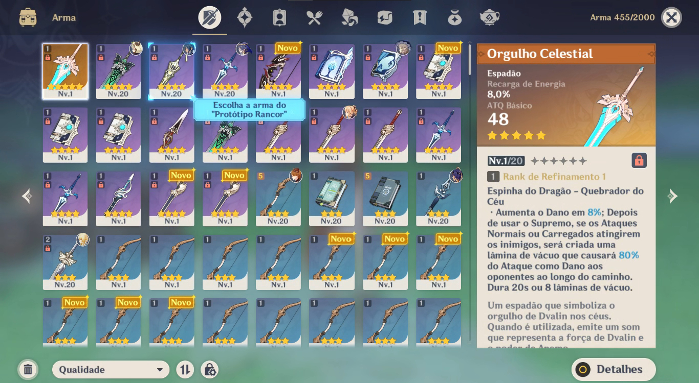 CONTA GENSHIN IMPACT 33 T5 + DIVERSOS T5 EM TODOS OS SERVERS