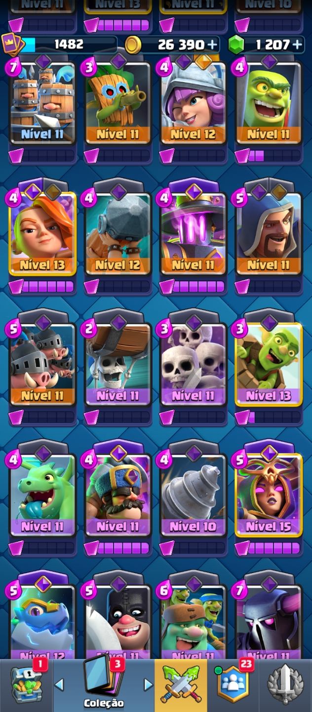 CONTA CLASH ROYALE