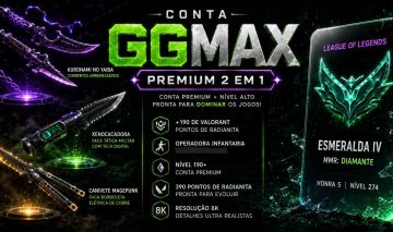 CONTA 2 EM 1 (VALORANT + LOL) KURONAMI + XENOCAÇADORA + 5 VANDALS | MMR DIAMANTE
