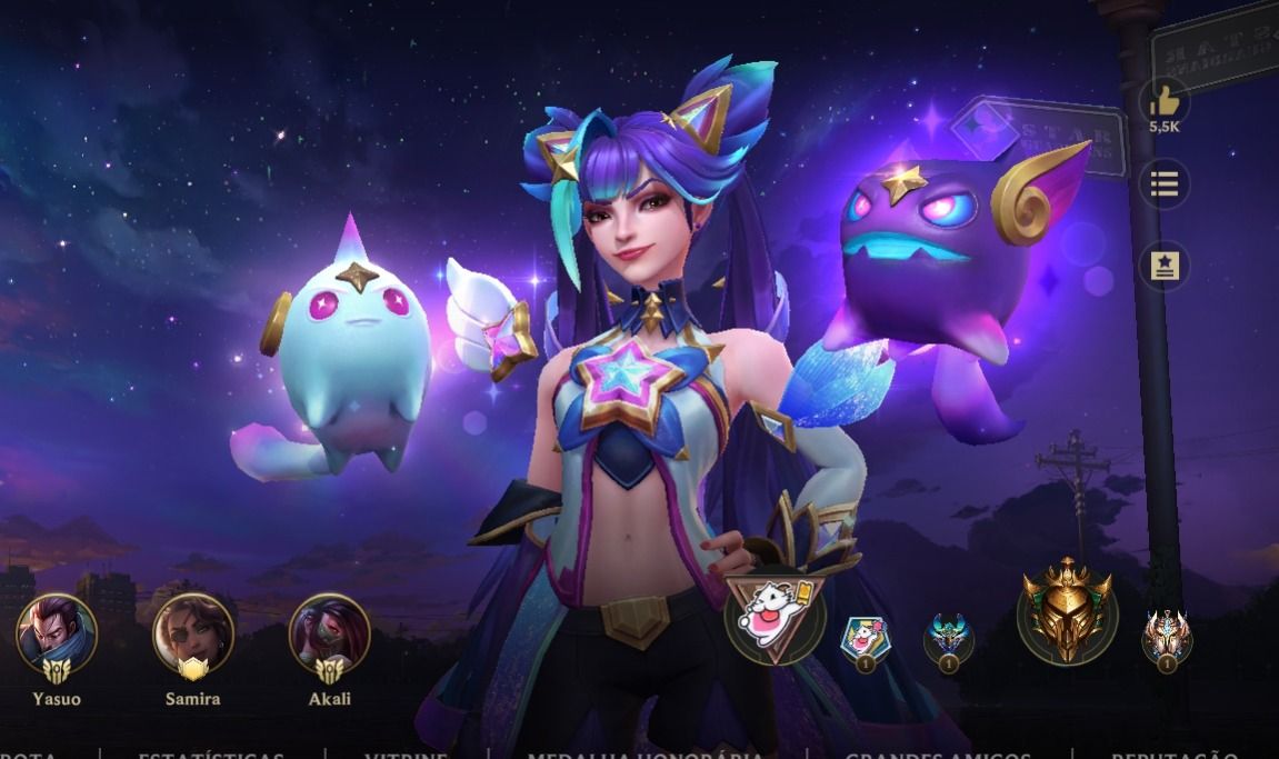 Conta wild rift 211 skin, já foi Challenger