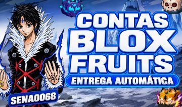 [PROMOÇÃO] CONTAS BLOX FRUITS | RAÇAS V4, FRUTAS INV, GOD HUMAN E MUITO MAIS