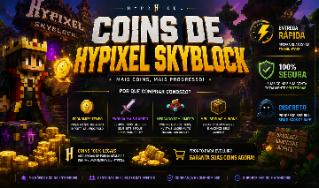 Hypixel Skyblock coins 1 M = 1 R$