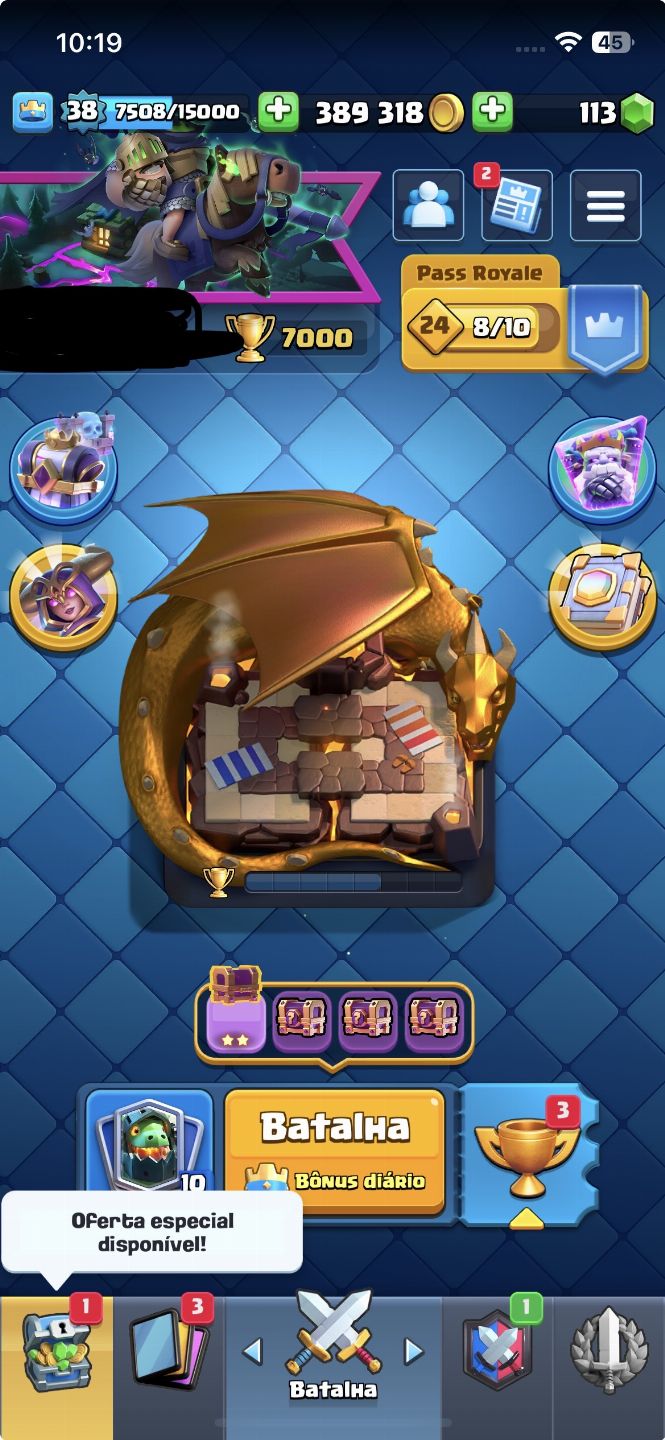 CONTA CLASH 7MIL TROFÉUS