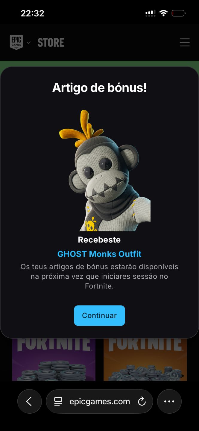 Código bundles exclusivo skins Ghost + cartão presente Fortnite