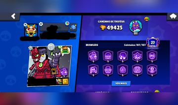 CONTA DE BRAWL STARS COM 49 MIL TROFÉUS