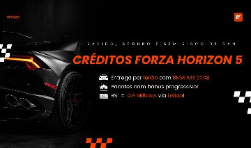 Forza Horizon 5 Crédito (XBOX/PS5/PC) PROMOÇÃO + BONUS!