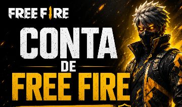 Conta de free fire com itens raros