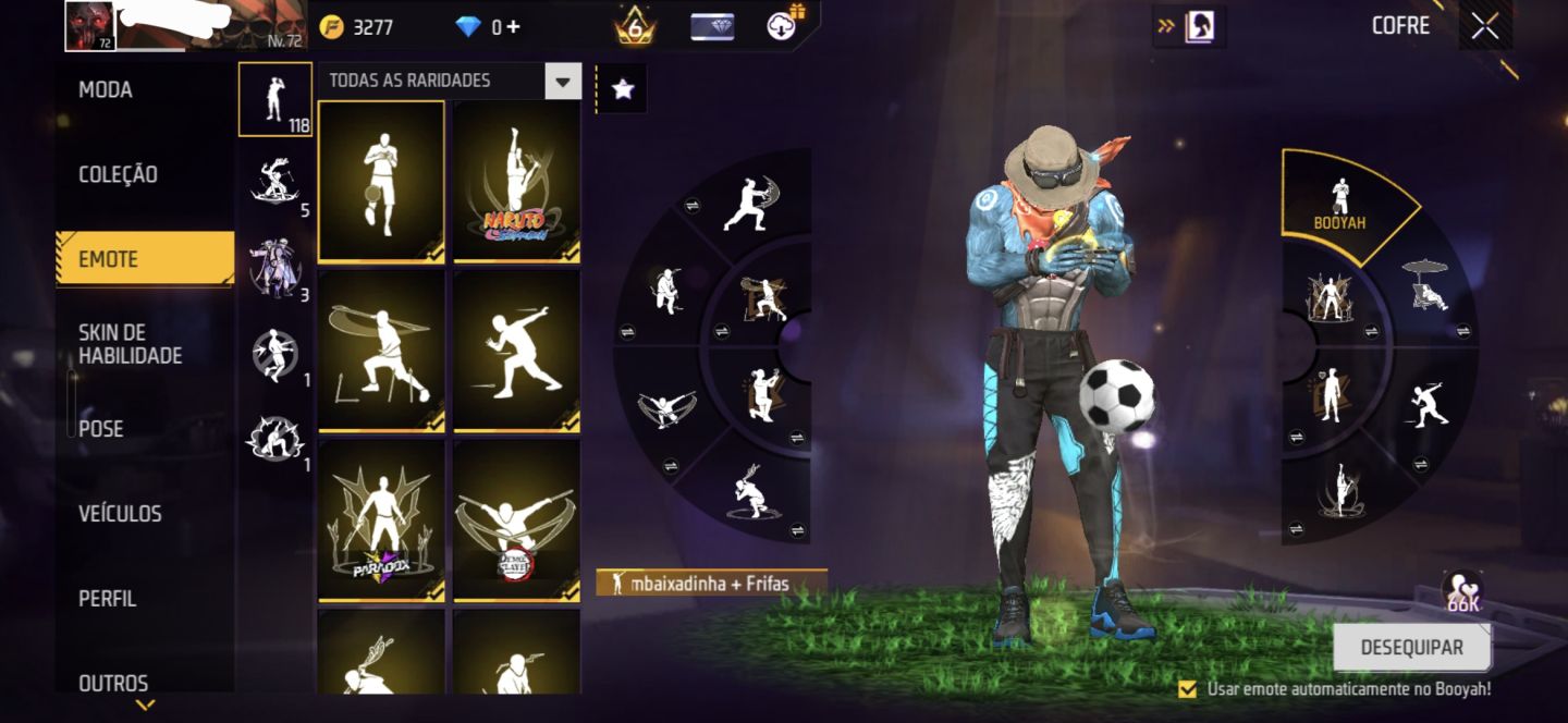 FREE FIRE PRIME 6 | 572 PEITORAIS | 396 CALÇAS | MUITO COISA RARA NA CONTA