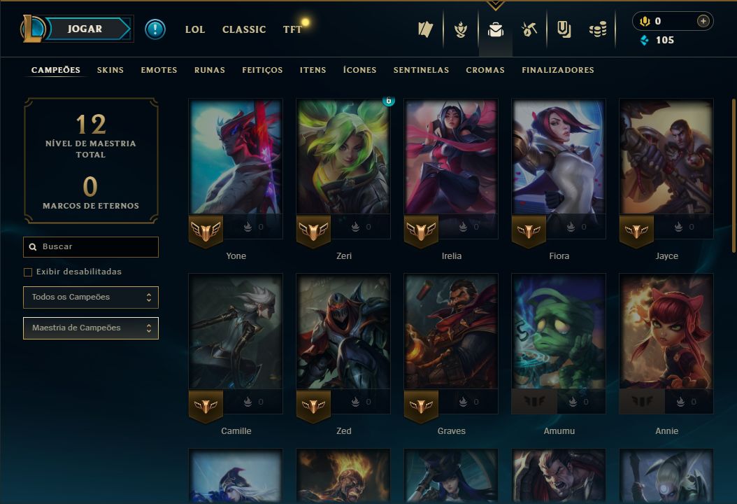 SKIN FIORA ESPADA ALADA + [ UNRANKED CONSERVADA ] + [ TROCA NICK ]