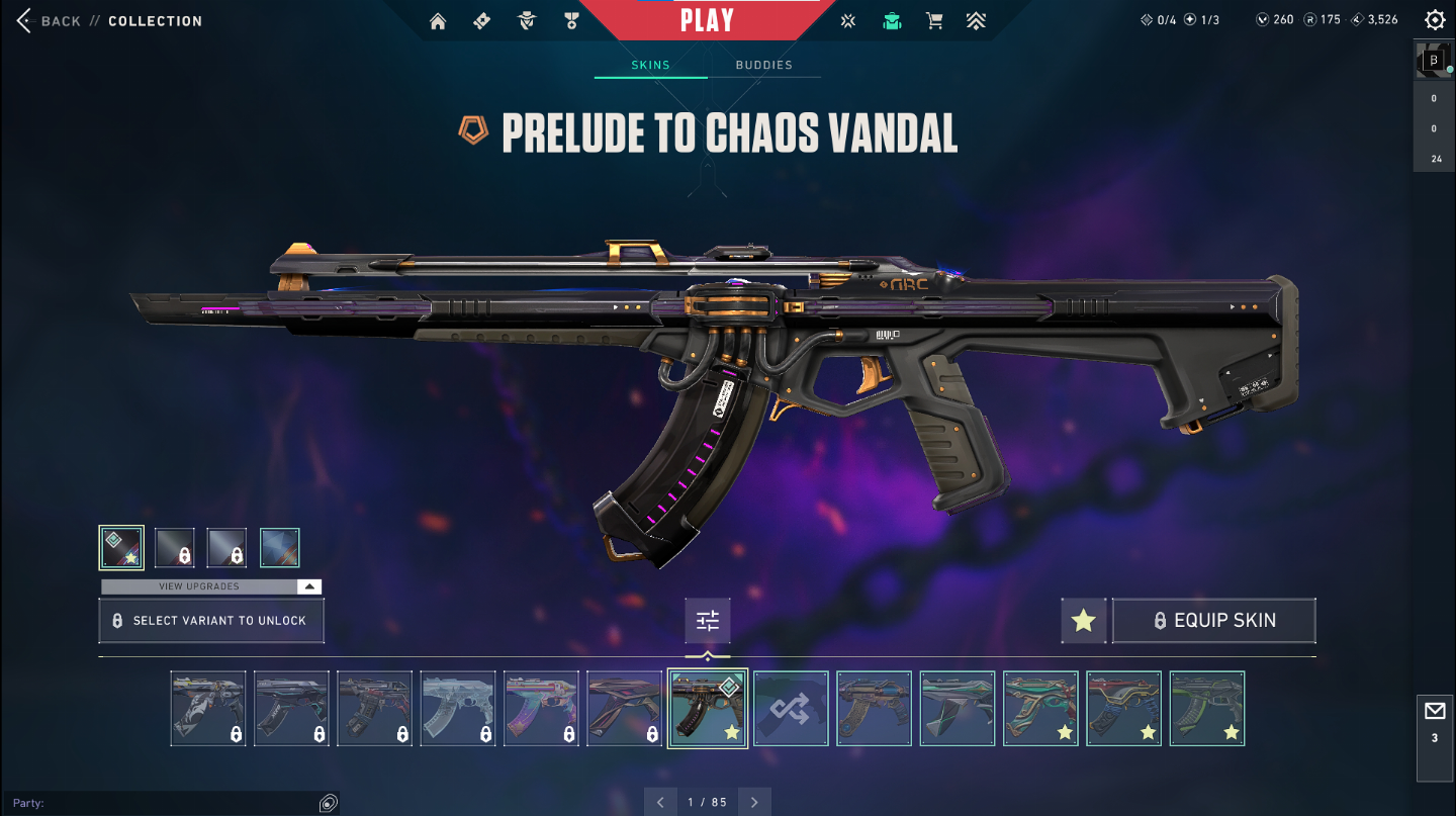 CONTA VALORANT À VENDA CARD DA BETA + SKINS RARAS! APROX 3K GASTOS