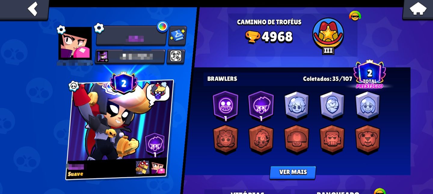 Conta iniciante de brawl