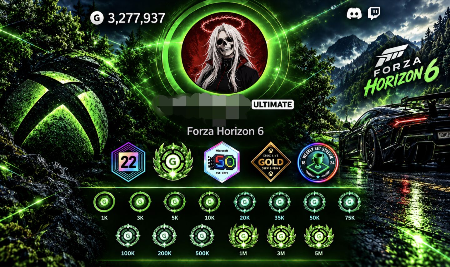 Contas Xbox Full Gamerscore