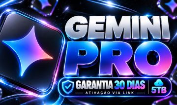 GEMINI PRO | 5TB + 5 CONVITES | VIA LINK