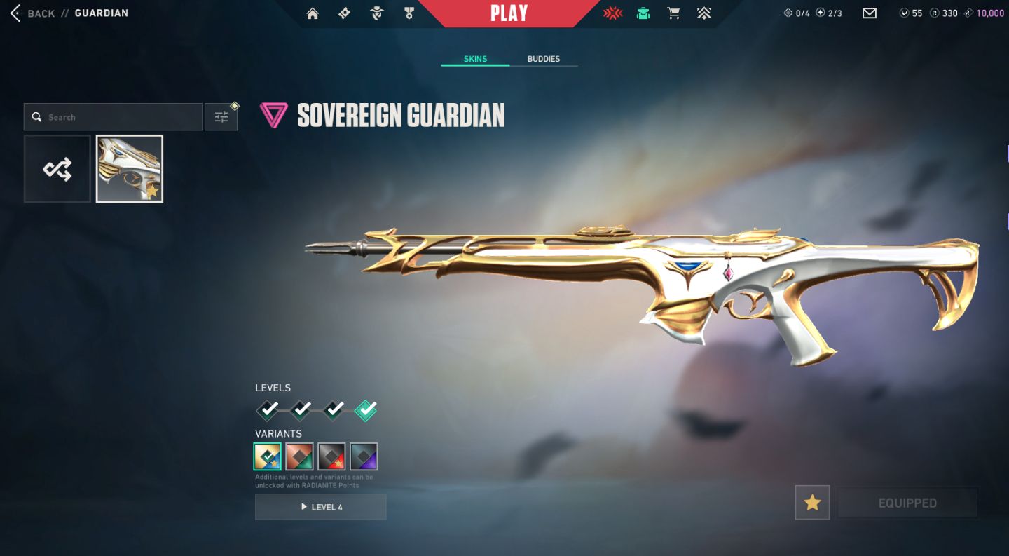Conta valorant imortal com várias skins (54 skins)